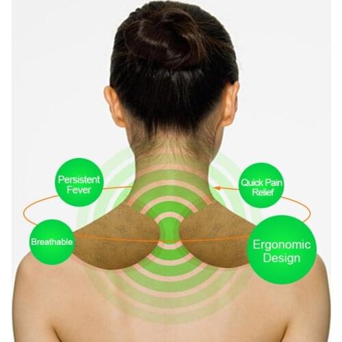 12pcs/bag Shoulder Plaster Pain Relief Patch Relaxing Wormwood Rheumatic Arthritis Plaster for Neck Cervical Massage