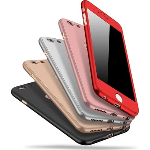 Luxury 360 Full Body Cover for iPhone 11 Pro Max XR X XS MAX Cases with Tempered Glass Case for iPhone 12 Pro SE 2020 8 7 6 Plus