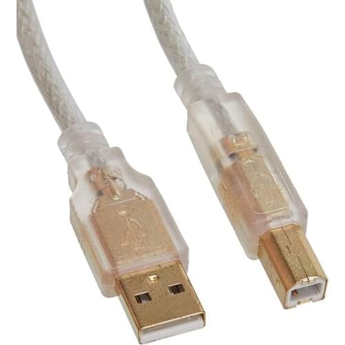 S-LINK SL-U2010 USB 2.0 10 METRE TRANSPARENT PRINTER CABLE