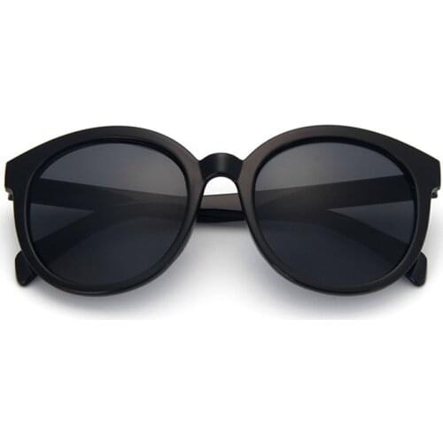 On Sale Fashion Women Men Round Vintage Sunglasses Black Frame Flash Mirror Lens Sun Shade Glasses Summer Eyeglasses UV400 L3