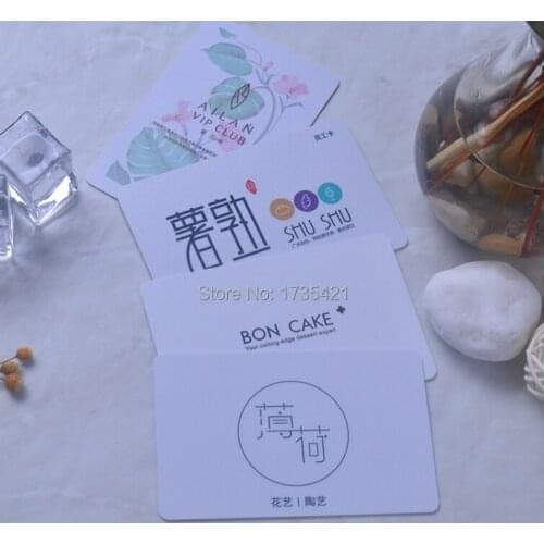 Standard Size Serial Number Printing Custom Logo Gold/Silver Hot stamp Loyalty Card