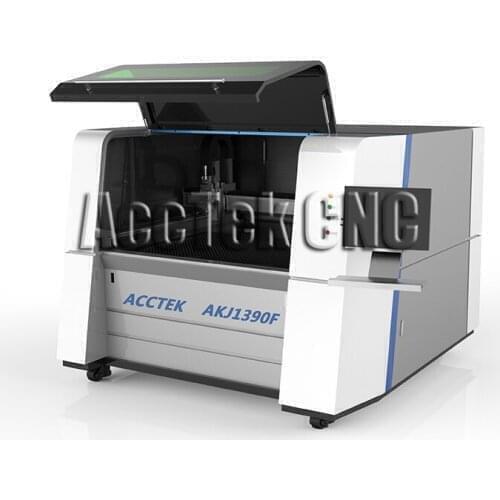 Fiber laser cutting machine Raycus IPG 500w 750w 1000w laser cutter metal AKJ1390F size laser machine