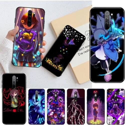 YJZFDYRM Undertale Coque Shell Phone Case for Redmi Note 9 8 8T 8A 7 6 6A Go Pro Max Redmi 9 K20