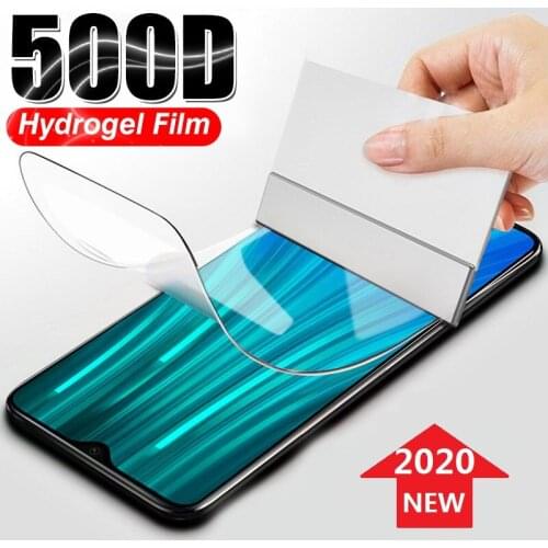 Protective Hydrogel Film for Xiaomi Mi 10 9T Pro Note 10 Pro Redmi Note 8 9 Pro 8T 9s (Not Glass) Screen Protector Film
