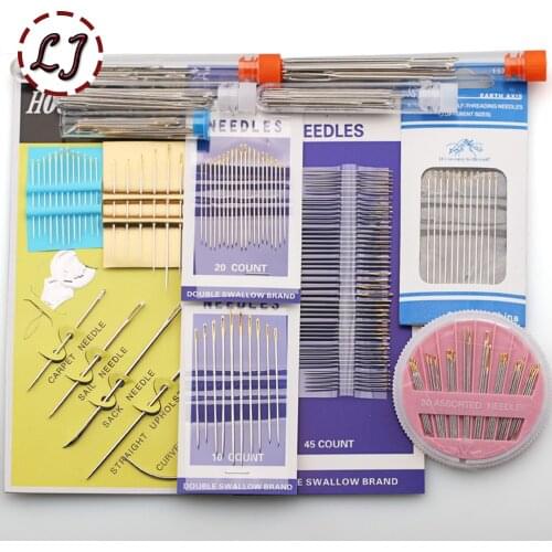 1 pack Stainless Steel sewing needles pins for Needlework Home DIY Crafts Household Handmade Cross stitch Sewing Accessories