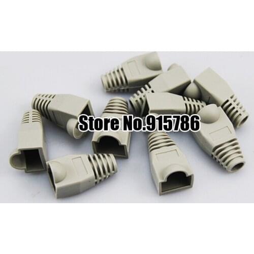 200pcs / lot RJ45 jacket / crystal head protective cover / crystal head sleeve jacket