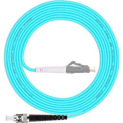 5PCS/lot LCUPC-STUPC OM3 Fiber Optic Patch Cord 10G 50/125 Fiber Cable Multimode Simplex Optical Jumper Fiber Optic Patch Cord