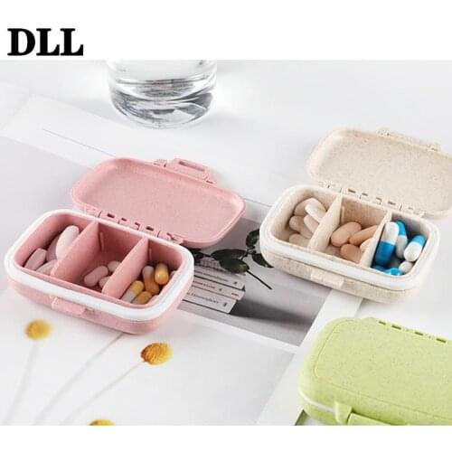7 Dag Mini Wekelijkse Tablet Pil 3 Grids Geneeskunde Box Houder Organizer Container Case Pillendoosje Splitters Reizen Pil doos