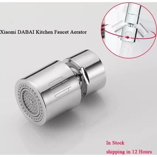 DABAI Kitchen Faucet Aerator Water Diffuser Bubbler Zinc alloy Water Saving Filter Head Nozzle Tap Connector Double Mode
