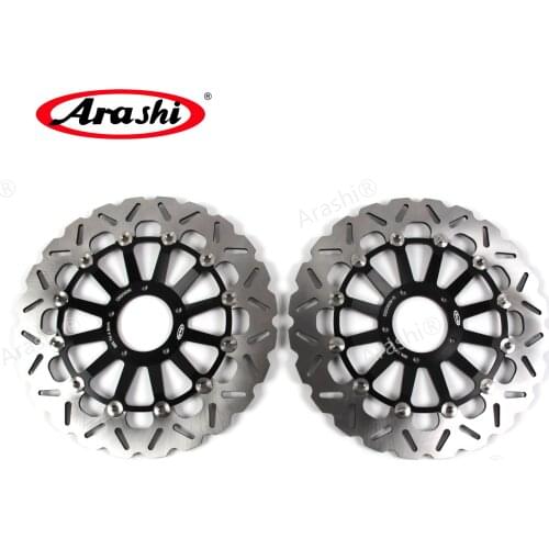 ARASHI 2PCS Front Brake Disc For DUCATI PANIGALE TRICOLORE S 1200 2012 2013 CNC Brake Disks Rotors STREETFIGHTER 1100 2009 2011