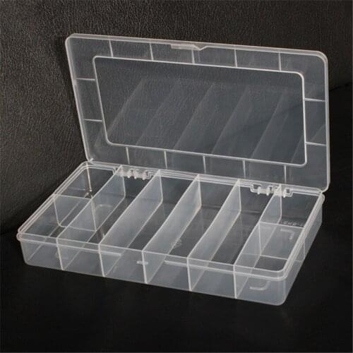 8 Grids Large Sundries Assort Collect Bin Box Components Organizer Storage Plastic Box Collection Boxes For Jewelry Container
