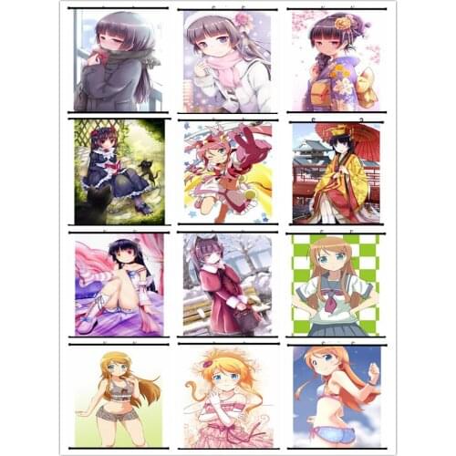 Coscase Japanese Anime My Little Sister Can't Be This Cute Kousaka kirino Home Decor Wall Scroll Poster Decorative Pictures