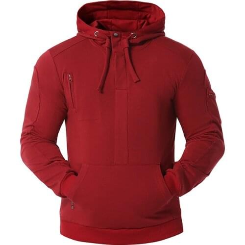 Mens Heavyweight Hooded Sweatshirt 2020 Brand Streetwear Casual Patchwork Buttons Pocket Hoodie Men Sudaderas Para Hombre 3XL