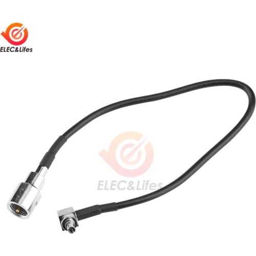 FME Male Plug To CRC9 Right Angle Connector External antenna Pigtail Cable Cord Adapter 20cm