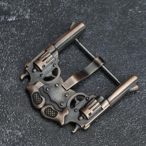 Individual Original Design Bronze Buckle, 22 24 26MM Suitable Leather Strap Buckle, Bronze Watch Accessories, Oxidation