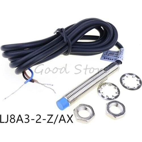 1pcs LJ8A3-2-Z/AX Blue Head sensing M8 2mm NPN NC 6 to 36VDCcylinder inductive proximity sensor switch