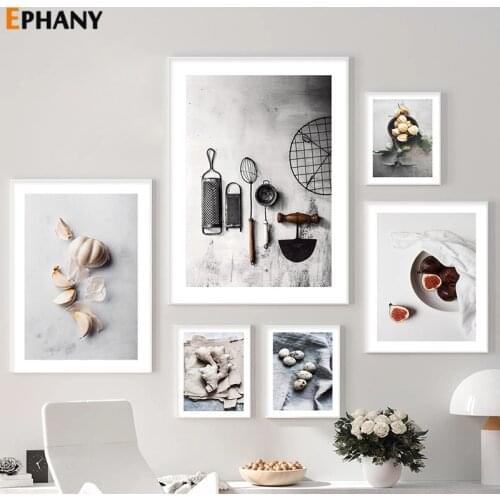 Quail Egg Garlic Kitchen Vintage Print Poster Antique Fig Wall Art Decorative Picture Canvas Painting Modern Home Decoration