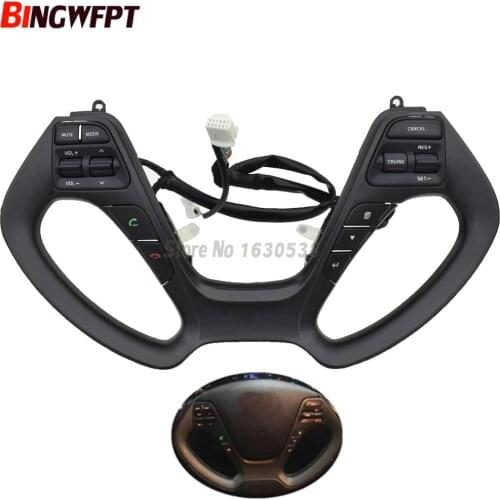 For Kia K3/K3S Constant Speed Cruise Control Multifunction Steering Wheel Button Upgrade Party Control Volume Phone Bluetooth