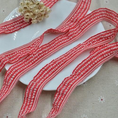 Lace cloth accessories summer burst models stitching trousers plaid polyester stretch material DIY