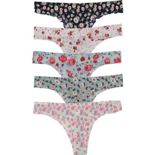 Ladies Ice Silk Sexy Low Waist Thong Female Invisible Underwear Women Ultrathin Seamless Panties Thong Briefs G String Lingerie