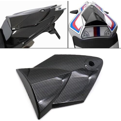 For 2009-2014 -BMW S1000RR S1000R Carbon Fiber Pattern Rear Seat Cover Tail Cowl Fairing Replace Motorcycle Accessories