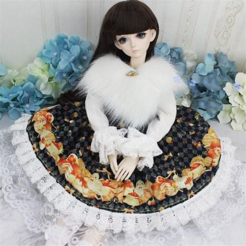 1/6 1/4 1/3 Female Doll Dress Accessories Bjd Clothes Children Girls Toy Leisure Suit Baby Doll Clothes Lolita Style