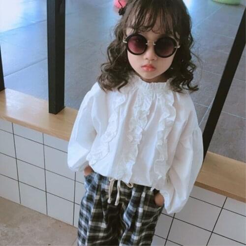 Toddler Girl Clothes Brand Spring Autumn New Baby Girl Cute Shirt Kids Cotton Lovely Tee Shirt for Girls Clothes Toddler Blouse