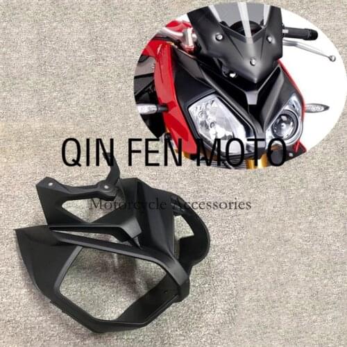 Fit For BMW S1000R 2014-2018 Front Headlight Upper Fairing Cowling Kit Matte Black