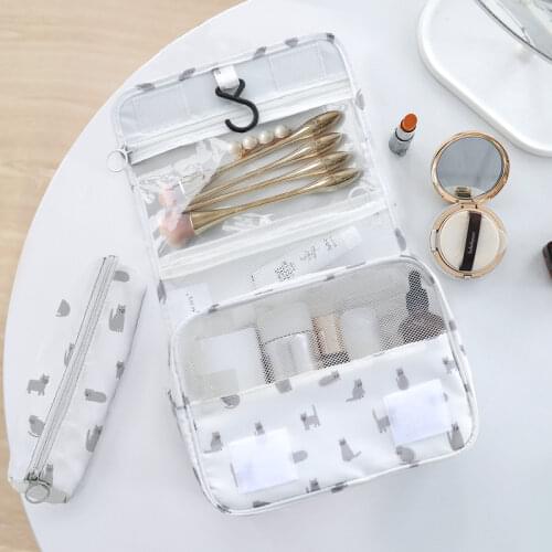 Hanging Toiletry Bag Travel Organizer Large Makeup Case Waterproof Toiletries Bag Men Women Travel Cosmetic Storage Organizers