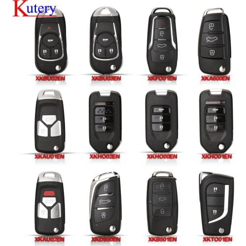 Kutery Wire Remote Key Work For VVDI2/VVDI Key Tool/MIni Key Tool/Key Tool Max XKBU02EN,XKBU03EN,XKFO01EN,XKA600EN,XKAU01EN