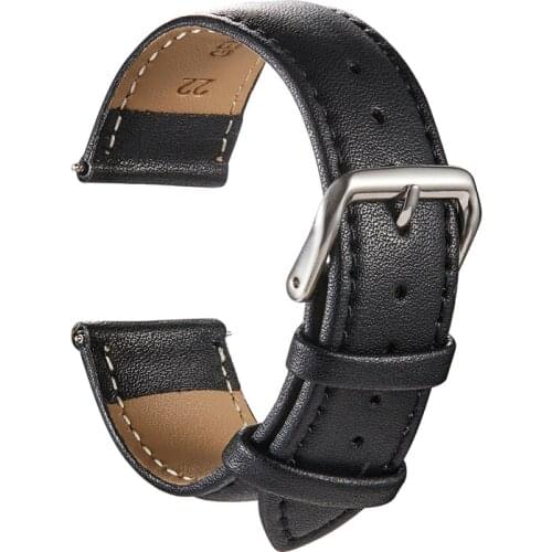 Men Women Business Soft Leather Watchbands Watch Accessories Replace Watch Straps 18mm 20mm 22mm 24mm Watchband