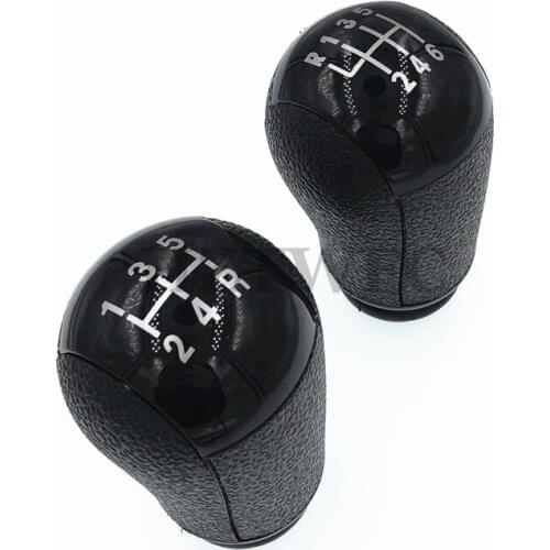 Free Shipping 5 6 Speed Black MT Gear Stick Shift Knob For Ford Focus Mondeo MK3 S-MAX C-MAX Mustang Galaxy Fiesta MK6 Transit