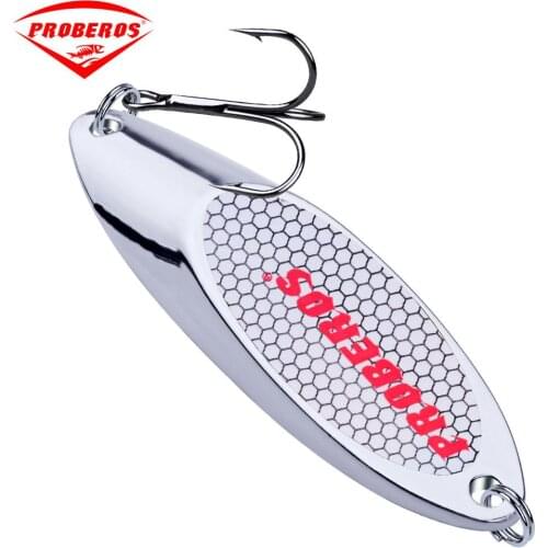 Sliver VIB Zinc alloy Metal sequins 3g-60g Fishing Lures Hard Baits Sequin Spoon with Feather Treble Hook Fishing Baits