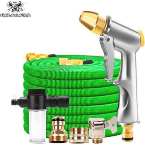 High-pressure car wash hose garden magic hose, garden telescopic hose 25-100tf car wash watering supplies