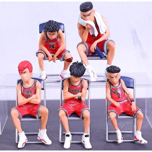 Slam Dunk Figures Hanamichi Sakuragi Rukawa Kaede Akagi Takenori Miyagi Ryota Shohoku Basketball Player Model Toys
