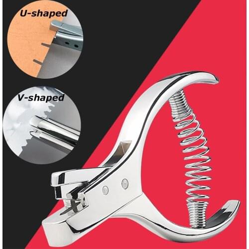 U-shaped Metal Steel Pattern Hole Notcher Sewing Pliers V-shaped Notch Punching Pliers Notch Punch Tailor Designer Maker Tool