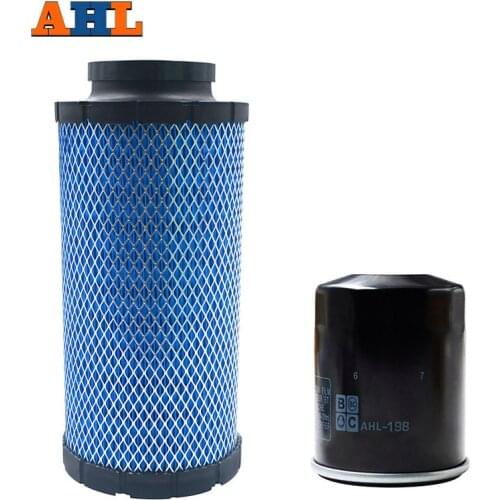 AHL Motorcycle Air Filter & Oil Filter For Polaris 1240822 1240957 7082097 1241084 2879520 2540086 2540122 RZR XP 1000 EPS