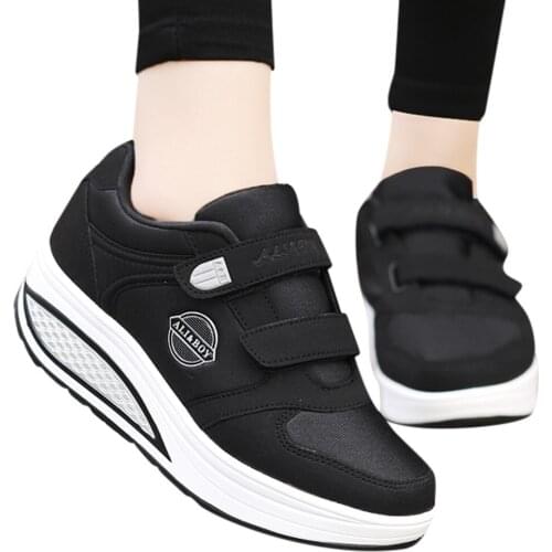 Women Shoes Thick Bottom Sports Vulcanized Walking Sneakers Mesh Breathable Shoes Casual Ladies Casual Running Shoes