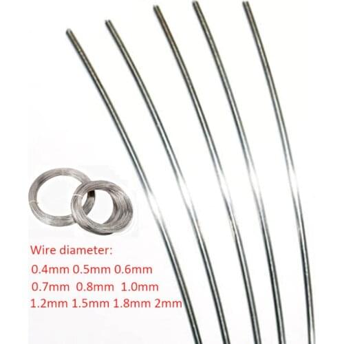 1-10Meters Springs Wire 304 Stainless Steel Wires 0.4/0.5/0.6/0.7/0.8/1/1.2/1.5/1.8/2mm