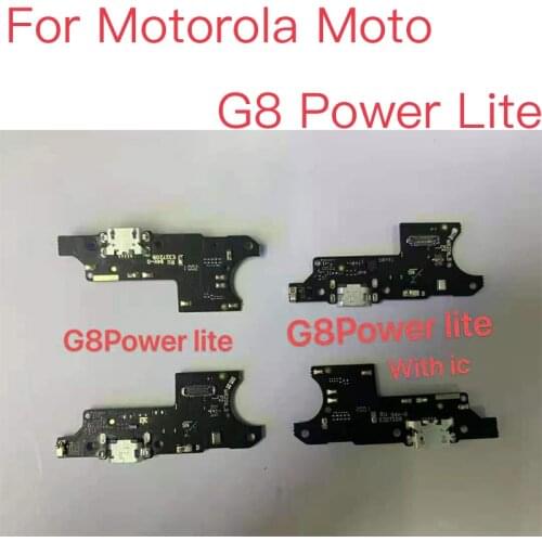 10pcs New USB Port Charging Board For Motorola Moto G8 Power Lite G8powerlite USB Charging Dock Port Flex cable Repair Parts