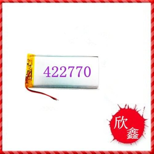 3.7V 422770 mobile phone lithium polymer battery durable panels Rechargeable Li-ion Cell