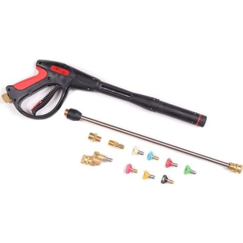 4000psi Pressure Washer Gun Spray Tips Kit Car washer Gun Quick Connect Water Spray Nozzles Pivot Connector&Male Adapter Parts