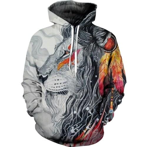 Spring and Autumn Mens Anime Sports Hoodie Animal 3D Printing Clothing Boys and Girls Casual Jackets Winter 2021