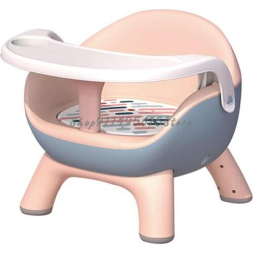 Childrens Backrest Chair Baby Call Chair Home Baby Eating Dining Chair Thickened Seat Small Stool
