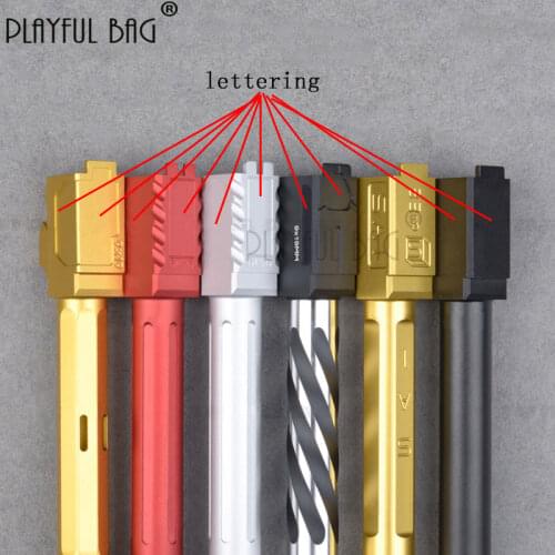 Playful bag Outdoor sport P1 outer tube P1S upgrade material accessories G17 G34 CNC tube Gel ball gun part CS toys PA47S