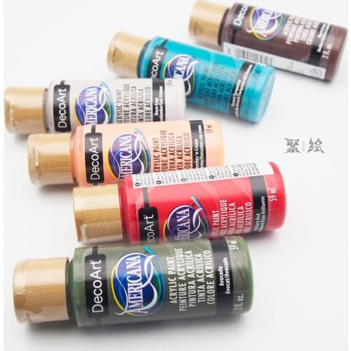 Americana imported DecoArt acrylic paint DA fragrance/gypsum/fluid painting production DA292~DA313