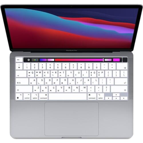 SDYIGOE Korean Keyboard Cover for MacBook Pro13 inch 2020 M1 A2289A2338A2141 Pro16 with Touch Bar Keyboard Skin Film Protectorv