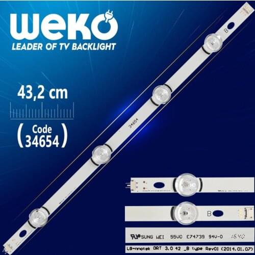 LG INNOTEK DRT 3.0 42_B TYPE REV01 - 6916L-1957A/B/E - 43.2 CM 4 LED- (WK-098)