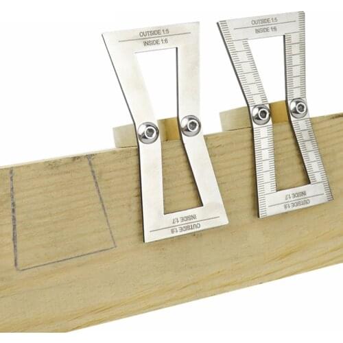 Dovetail Marker 1:5&1:6&1:7&1:8 Dovetail Gauge Guide Template For Hand Cut Wood Joints Slopes Scriber Marking Carpentry Tools