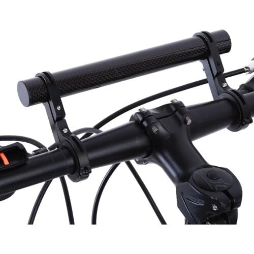 Multifunctional Extension Frame Carbon Tube Bike Flashlight Holder Handle Bar Bicycle Accessories Extender Mount Bracket
